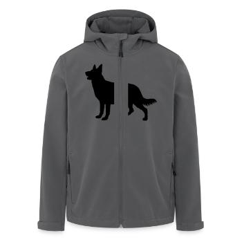 Hund, Dog, Chien, Perro, Cane, Hond - Recycelte Männer Softshell-Jacke von Stanley/Stella - Anthrazit - Vorne - AI Model Male 185 light (185cm)
