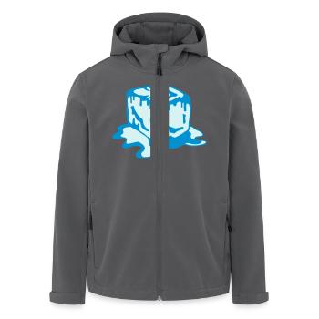 ice cube 2c - Recycelte Männer Softshell-Jacke von Stanley/Stella - Anthrazit - Vorne - AI Model Male 185 light (185cm)