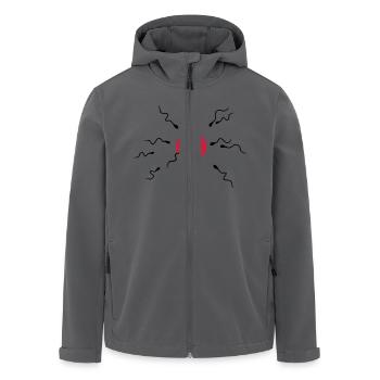 ovum and sperm cells - Recycelte Männer Softshell-Jacke von Stanley/Stella - Anthrazit - Vorne - AI Model Male 185 light (185cm)