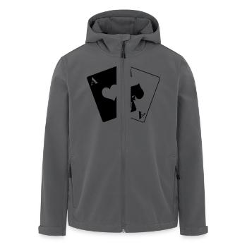 Paar-Ass - Recycelte Männer Softshell-Jacke von Stanley/Stella - Anthrazit - Vorne - AI Model Male 185 light (185cm)