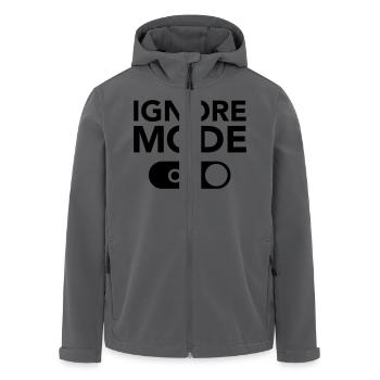 Ignore, Mode (On) - Recycelte Männer Softshell-Jacke von Stanley/Stella - Anthrazit - Vorne - AI Model Male 185 light (185cm)