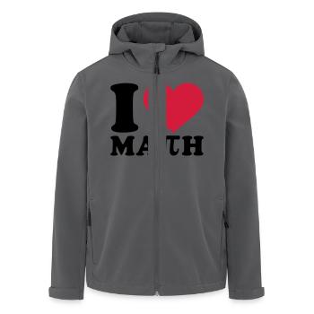 Mathe - Recycelte Männer Softshell-Jacke von Stanley/Stella - Anthrazit - Vorne - AI Model Male 185 light (185cm)