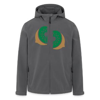 Kiwi - Recycelte Männer Softshell-Jacke von Stanley/Stella - Anthrazit - Vorne - AI Model Male 185 light (185cm)