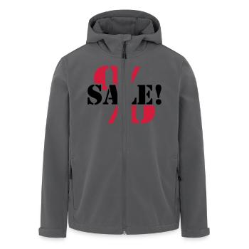 Verkäuflich Sale Prozente Reduziert - Recycelte Männer Softshell-Jacke von Stanley/Stella - Anthrazit - Vorne - AI Model Male 185 light (185cm)