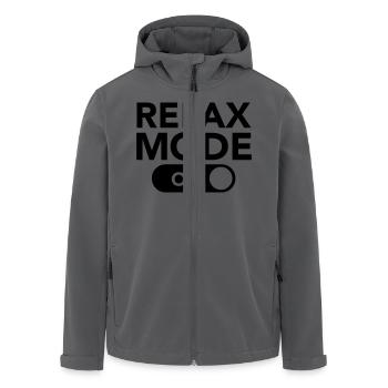 Relax Mode (On) - Recycelte Männer Softshell-Jacke von Stanley/Stella - Anthrazit - Vorne - AI Model Male 185 light (185cm)