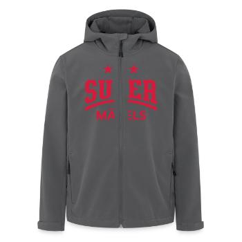 Super Mädels - Recycelte Männer Softshell-Jacke von Stanley/Stella - Anthrazit - Vorne - AI Model Male 185 light (185cm)