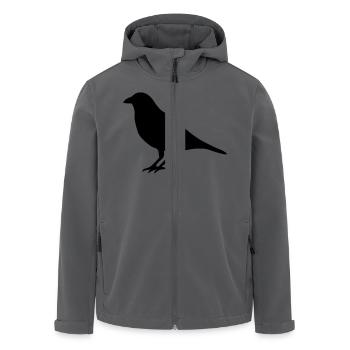 Rabe - Recycelte Männer Softshell-Jacke von Stanley/Stella - Anthrazit - Vorne - AI Model Male 185 light (185cm)
