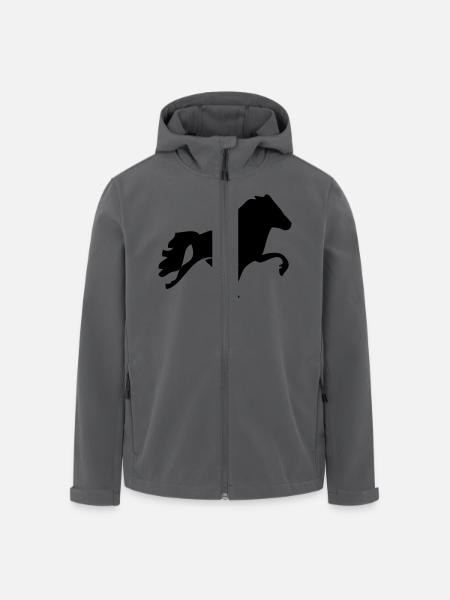 Tölter - Recycelte Männer Softshell-Jacke von Stanley/Stella - Anthrazit