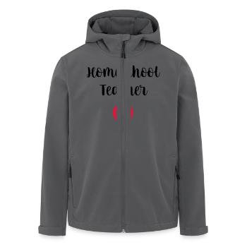 Homeschool Teacher - Recycelte Männer Softshell-Jacke von Stanley/Stella - Anthrazit - Vorne - AI Model Male 185 light (185cm)