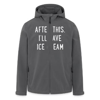Eis - Recycelte Männer Softshell-Jacke von Stanley/Stella - Anthrazit - Vorne - AI Model Male 185 light (185cm)