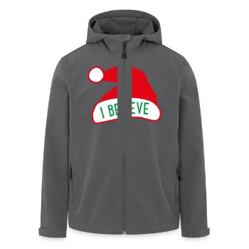 Ich glaube an den Weihnachtsmann - Recycelte Männer Softshell-Jacke von Stanley/Stella - Anthrazit - Vorne - AI Model Male 185 light (185cm)