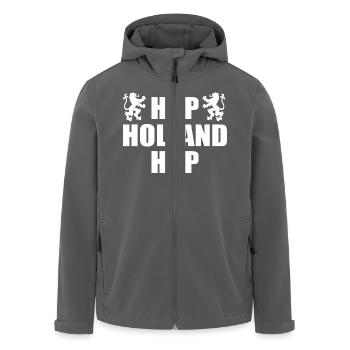 Hup holland hup - Recycelte Männer Softshell-Jacke von Stanley/Stella - Anthrazit - Vorne - AI Model Male 185 light (185cm)