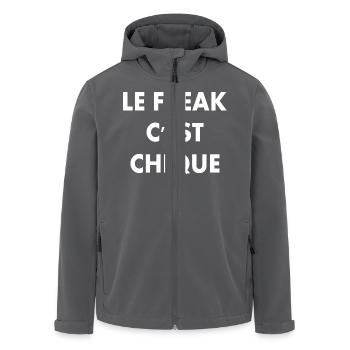 le freak c'est chique - Recycelte Männer Softshell-Jacke von Stanley/Stella - Anthrazit - Vorne - AI Model Male 185 light (185cm)