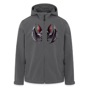 Fledermaus 2 - Recycelte Männer Softshell-Jacke von Stanley/Stella - Anthrazit - Vorne - AI Model Male 185 light (185cm)