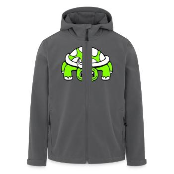 Tortue Bébé Sucette Petit Enfant Bambin - Veste softshell homme en polyester recyclé Stanley/Stella - charbon - Devant - AI Model Male 185 light (185cm)