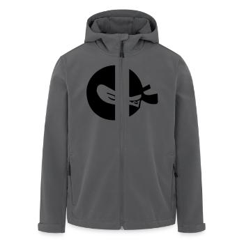 Ninja - Recycelte Männer Softshell-Jacke von Stanley/Stella - Anthrazit - Vorne - AI Model Male 185 light (185cm)