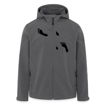 Füße - Recycelte Männer Softshell-Jacke von Stanley/Stella - Anthrazit - Vorne - AI Model Male 185 light (185cm)