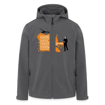 faq modellfliegen - Recycelte Männer Softshell-Jacke von Stanley/Stella - Anthrazit - Vorne - AI Model Male 185 light (185cm)