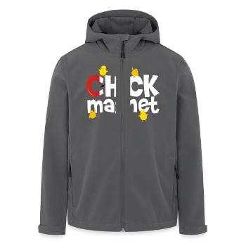 chick magnet - Recycelte Männer Softshell-Jacke von Stanley/Stella - Anthrazit - Vorne - AI Model Male 185 light (185cm)