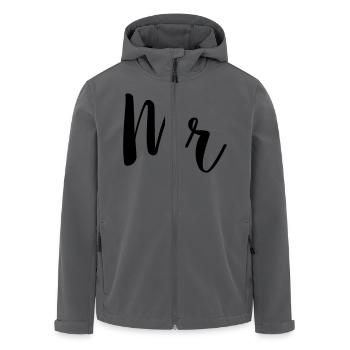 mr simple - Recycelte Männer Softshell-Jacke von Stanley/Stella - Anthrazit - Vorne - AI Model Male 185 light (185cm)