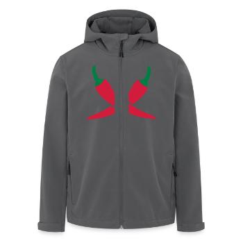 Chili - Recycelte Männer Softshell-Jacke von Stanley/Stella - Anthrazit - Vorne - AI Model Male 185 light (185cm)