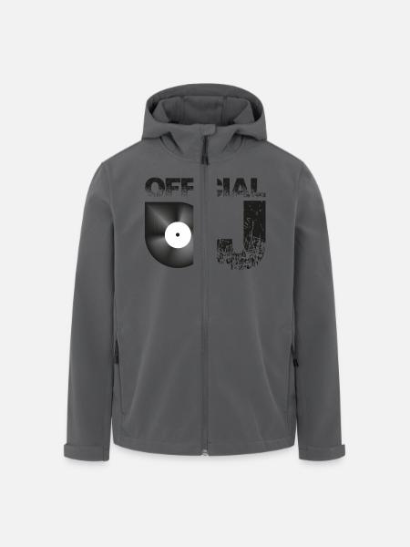 Official DJ - Recycelte Männer Softshell-Jacke von Stanley/Stella - Anthrazit