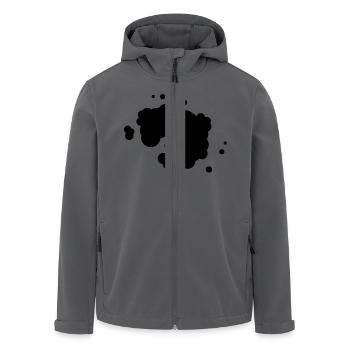 schmutz__f1 - Recycelte Männer Softshell-Jacke von Stanley/Stella - Anthrazit - Vorne - AI Model Male 185 light (185cm)