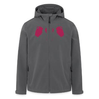 Bembel Love - Apfelwein und Geripptes - Recycelte Männer Softshell-Jacke von Stanley/Stella - Anthrazit - Vorne - AI Model Male 185 light (185cm)