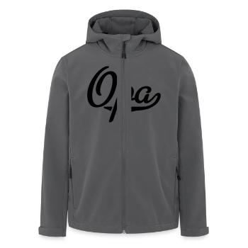 Opa - Recycelte Männer Softshell-Jacke von Stanley/Stella - Anthrazit - Vorne - AI Model Male 185 light (185cm)