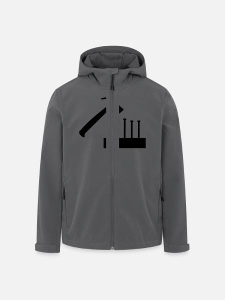 Hammer - Recycelte Männer Softshell-Jacke von Stanley/Stella - Anthrazit