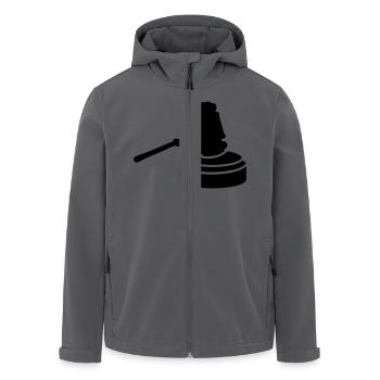 Richter - Recycelte Männer Softshell-Jacke von Stanley/Stella - Anthrazit - Vorne - AI Model Male 185 light (185cm)
