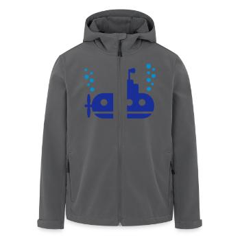 U-Boot - Recycelte Männer Softshell-Jacke von Stanley/Stella - Anthrazit - Vorne - AI Model Male 185 light (185cm)
