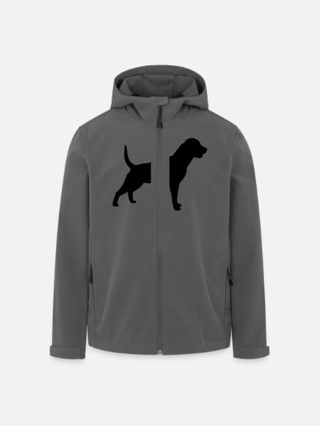Rottweiler - Recycelte Männer Softshell-Jacke von Stanley/Stella - Anthrazit