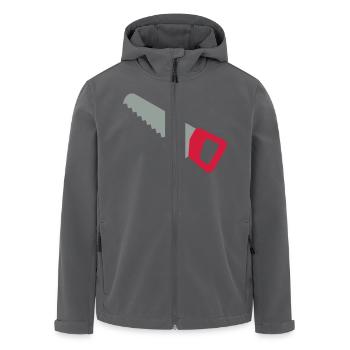 Säge - Recycelte Männer Softshell-Jacke von Stanley/Stella - Anthrazit - Vorne - AI Model Male 185 light (185cm)