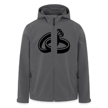 Ringe - Recycelte Männer Softshell-Jacke von Stanley/Stella - Anthrazit - Vorne - AI Model Male 185 light (185cm)