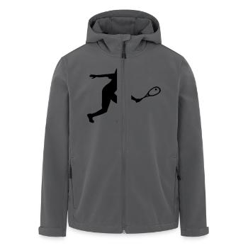 Squash - Recycelte Männer Softshell-Jacke von Stanley/Stella - Anthrazit - Vorne - AI Model Male 185 light (185cm)