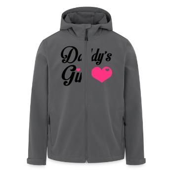Daddy's Girl - Recycelte Männer Softshell-Jacke von Stanley/Stella - Anthrazit - Vorne - AI Model Male 185 light (185cm)