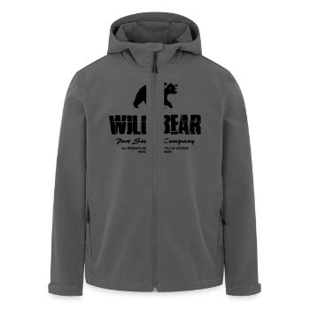 Wild Bear - Recycelte Männer Softshell-Jacke von Stanley/Stella - Anthrazit - Vorne - AI Model Male 185 light (185cm)