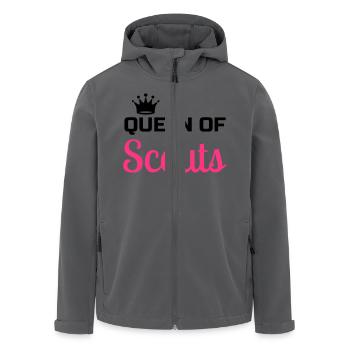 Scout / Scouting / Pfadfinder / Pfadfinderin - Recycelte Männer Softshell-Jacke von Stanley/Stella - Anthrazit - Vorne - AI Model Male 185 light (185cm)