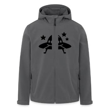 ufo - Recycelte Männer Softshell-Jacke von Stanley/Stella - Anthrazit - Vorne - AI Model Male 185 light (185cm)
