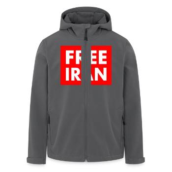 Free iran - Recycelte Männer Softshell-Jacke von Stanley/Stella - Anthrazit - Vorne - AI Model Male 185 light (185cm)