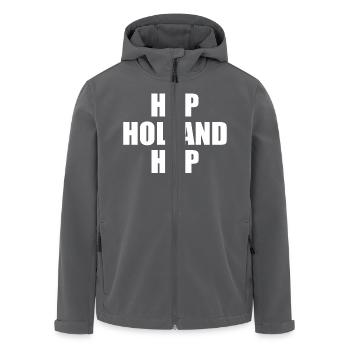 Hup holland hup - Recycelte Männer Softshell-Jacke von Stanley/Stella - Anthrazit - Vorne - AI Model Male 185 light (185cm)