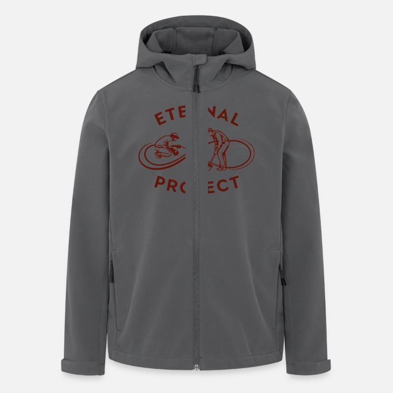 MESSUNG - Recycelte Männer Softshell-Jacke von Stanley/Stella - Anthrazit