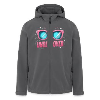 Undercover Speech - Sonnenbrille Design - Recycelte Männer Softshell-Jacke von Stanley/Stella - Anthrazit - Vorne - AI Model Male 185 light (185cm)