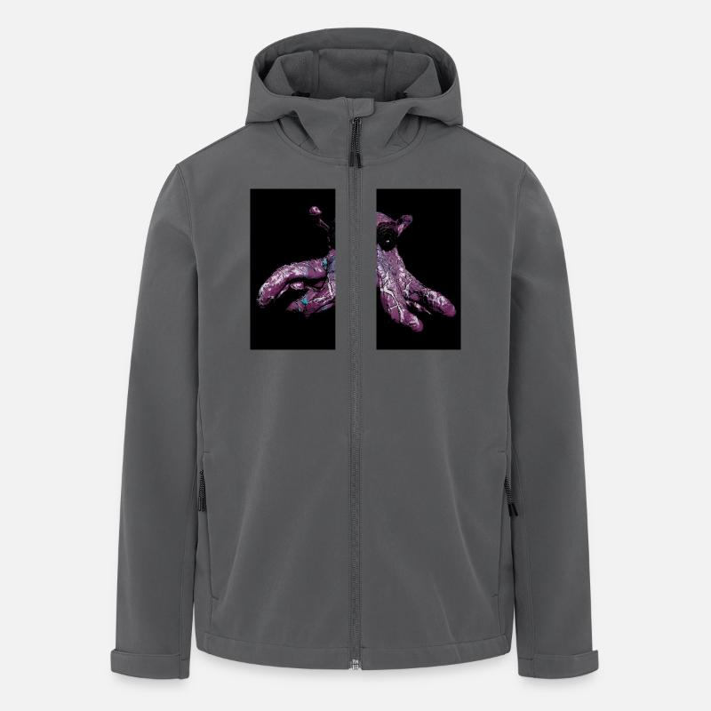 Octopus octopus - Men’s Recycled Softshell Jacket by Stanley/Stella - anthracite