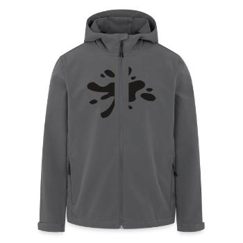 Klecks 2 - Recycelte Männer Softshell-Jacke von Stanley/Stella - Anthrazit - Vorne - AI Model Male 185 light (185cm)