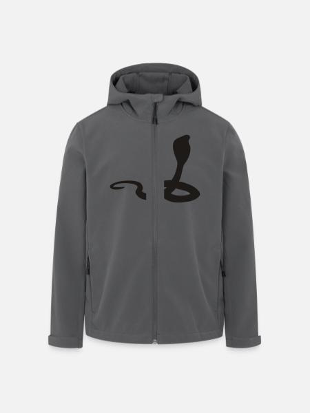 cobra - Recycelte Männer Softshell-Jacke von Stanley/Stella - Anthrazit