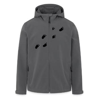 Babyfüße - Recycelte Männer Softshell-Jacke von Stanley/Stella - Anthrazit - Vorne - AI Model Male 185 light (185cm)