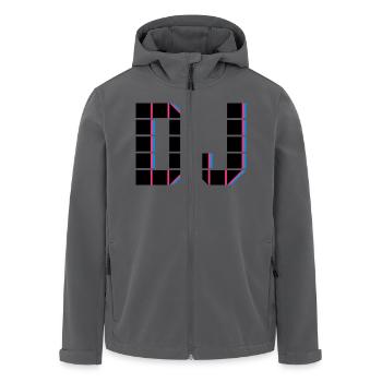 DJ - Recycelte Männer Softshell-Jacke von Stanley/Stella - Anthrazit - Vorne - AI Model Male 185 light (185cm)
