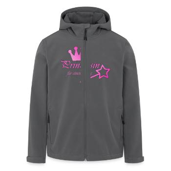 Prinzessin - Recycelte Männer Softshell-Jacke von Stanley/Stella - Anthrazit - Vorne - AI Model Male 185 light (185cm)